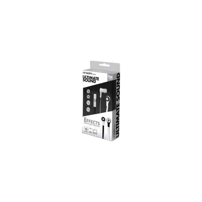 Audífono Ultimate Sound Effects con Micrófono - Cable Plano - Negro-4