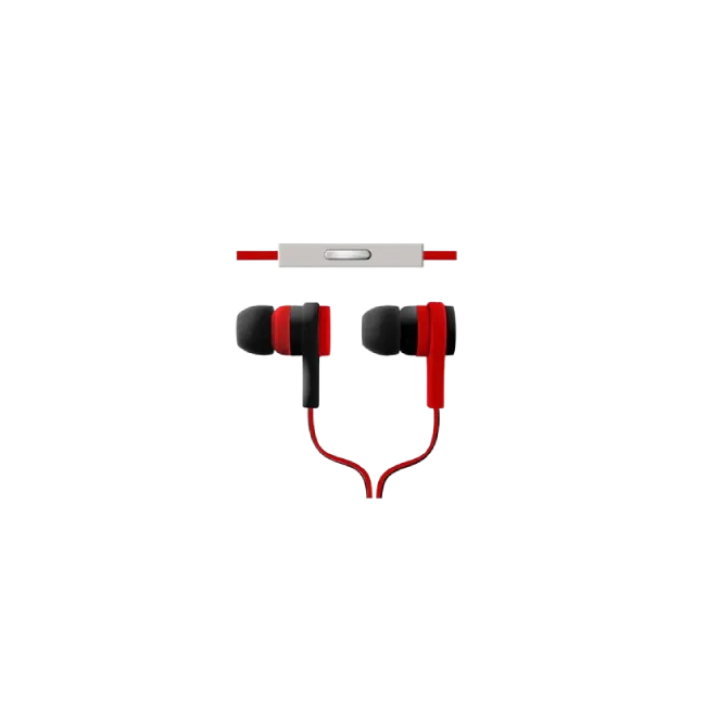 Audífono Ultimate Sound Effects con Micrófono - Cable Plano - rojo-4