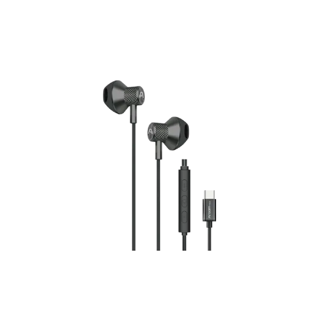 Auriculares Argom ARG-HS-2032BK con Cable Tipo C Color Negro
