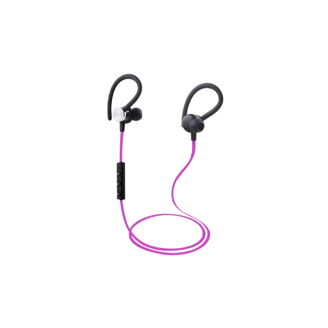 Audifonos Inalambricos ARG-HS-2050PK Ultimate Sound Edge Resistentes al Sudor Color Rosado-2