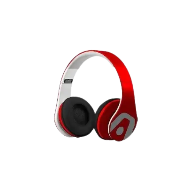 Headset Argom ARG-HS-2441RD Ultimate Sound DJ Pro Over The Ear Color Rojo