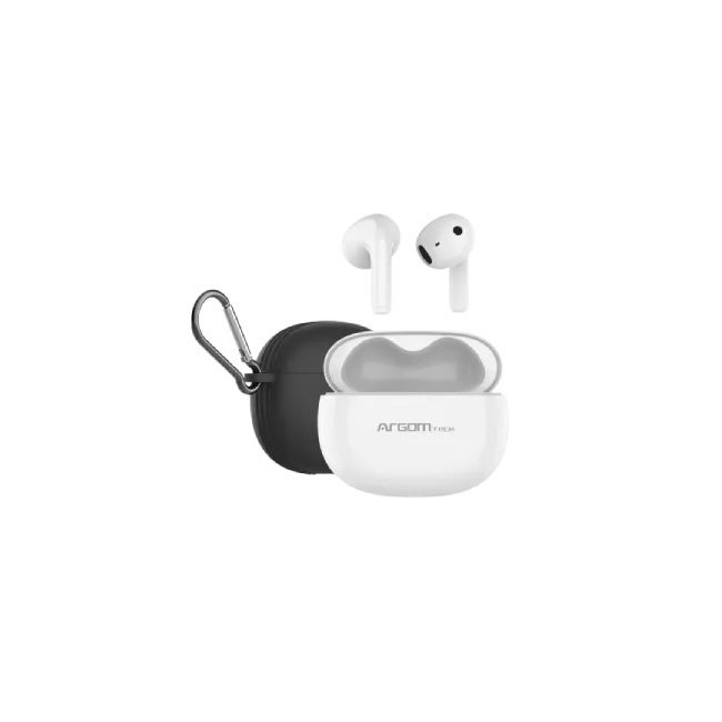 Auriculares Argom ARG-HS-5056BK SkeiPodsE56 Con Cancelacion de Ruido IPx4 Resistente al Agua Smart Touch Control-2