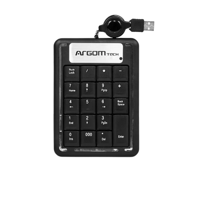 Teclado Numérico Retráctil USB - 19 Teclas-1