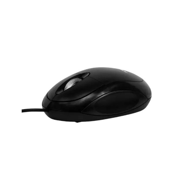 Mouse Argom ARG-MS-0002 Classic USB 2.0 800 DPI Diseño Ergonomico Plug and Play Color Negro