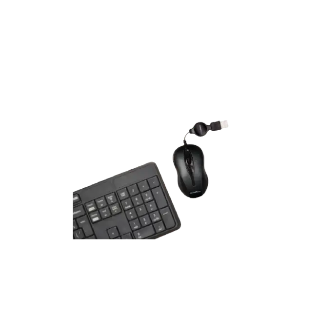 Mouse Argom ARG-MS-0008BK Optico UBS Retractil 1000 DPI Color Negro