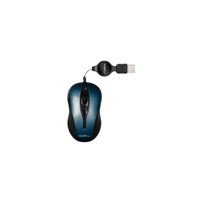 Mouse Argom ARG-MS-0008BL Optico UBS Retractil 1000 DPI Color Azul-16