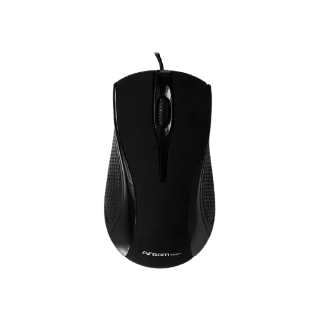 MOUSE ARGOM USB MAXI BLACK-3