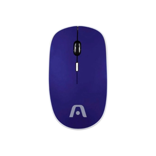 Mouse Inalámbrico con Goma 2.4GHz 800/1600 dpi Azul-5