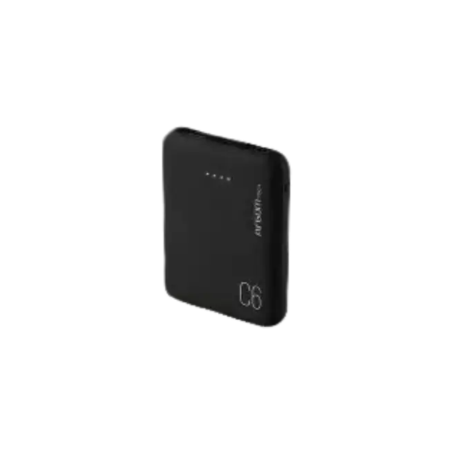 POWER BANK ARGOM C6 6000MAH BLACK-3