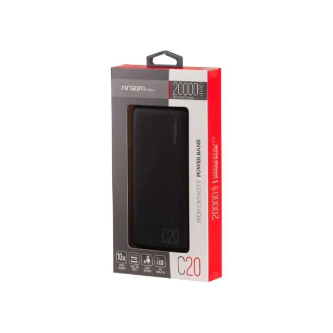 POWER BANK C20 20000MAH NEGRO-4