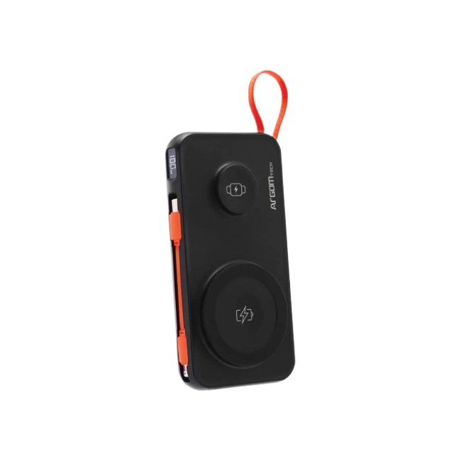 ARGOM MAGNETIC S10 - POWER BANK INALAMBRICA MAGNETICA 4 EN 1 DE 10,000 MHA-3