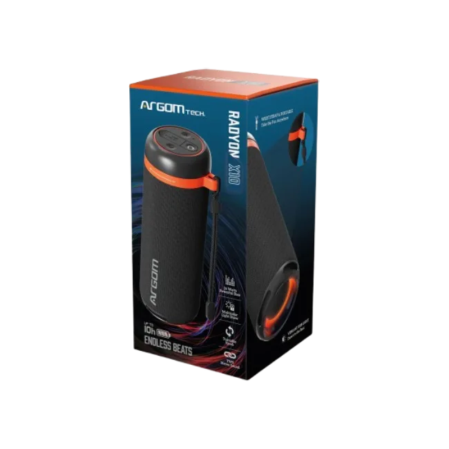 BOCINA RADYON X10 ARGOM BT 16W RMS NEGRO-2
