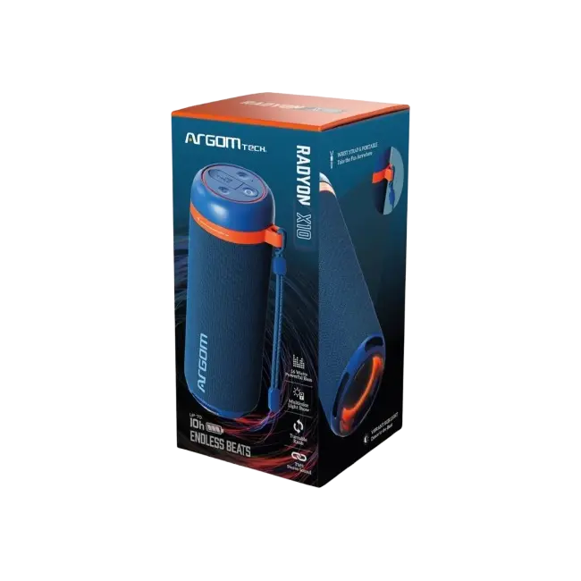 BOCINA RADYON X10 ARGOM BT 16W RMS AZUL-6