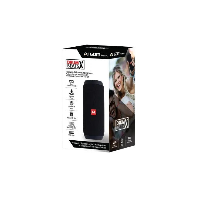 SPEAKER DRUM BEATS X ARGOM WIRELESS BT BLACK-6