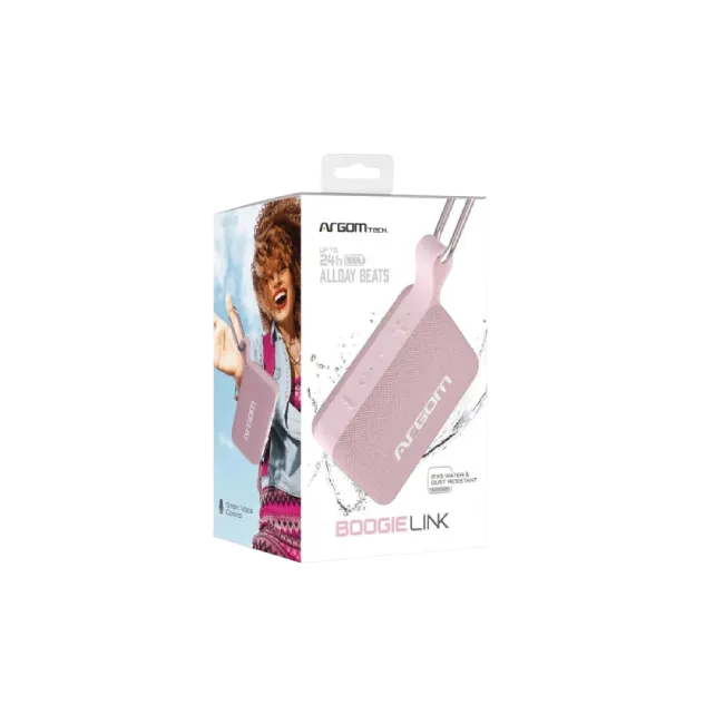 Bocina Argom ARG-SP-3110PK BoogieLink BT Inalambrica Color Rosado-2
