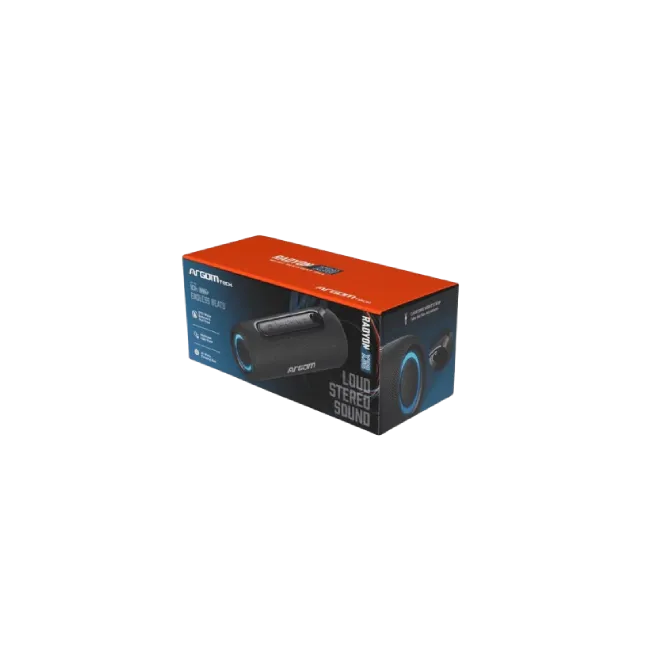 ARGOM RADYON X32 - ALTAVOZ BT CON LUCES LED 20W RMS / IPX5 COLOR NEGRO-4