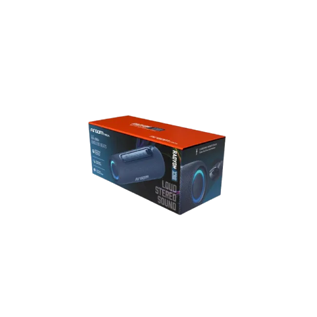 Bocina Argom ARG-SP-3123BL Radyon X32 Inalambrica BT con Luces LED Color Azul