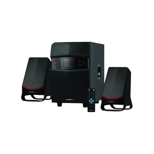 Sistema de Altavoces Argom ARG-SP-3540BK SoundBass 2.1 Inalambrico 40W USB MicroSD LED-6