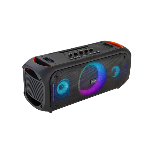 Bocina Argom ARG-SP-4075BK Rave 75 - Alta Voz BT con 7 Modos de Luces Led 80W RMS Color Negro-1