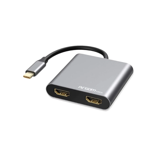 ADAPTADOR HDMI DUAL ONE AXESS 4 EN 1 CON USB 3.0 Y PASO PD DE 87 W