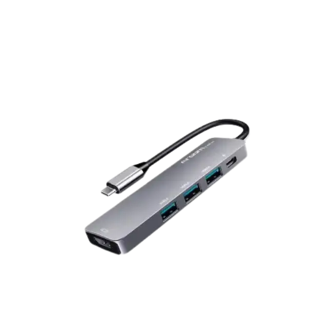 HUB TIPO C 5 EN 1 ONE AXESS CON TRANSFERENCIA DE PD DE 60 W-5