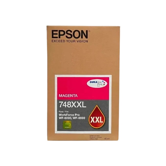 Epson 748XXL - XL - magenta - original - blíster con alarmas de RF/acústica - cartucho de tinta - para WorkForce Pro WF-6090, WF-6590, WF-8090, WF-8090 D3TWC, WF-8590, WF-8590 D3TWFC