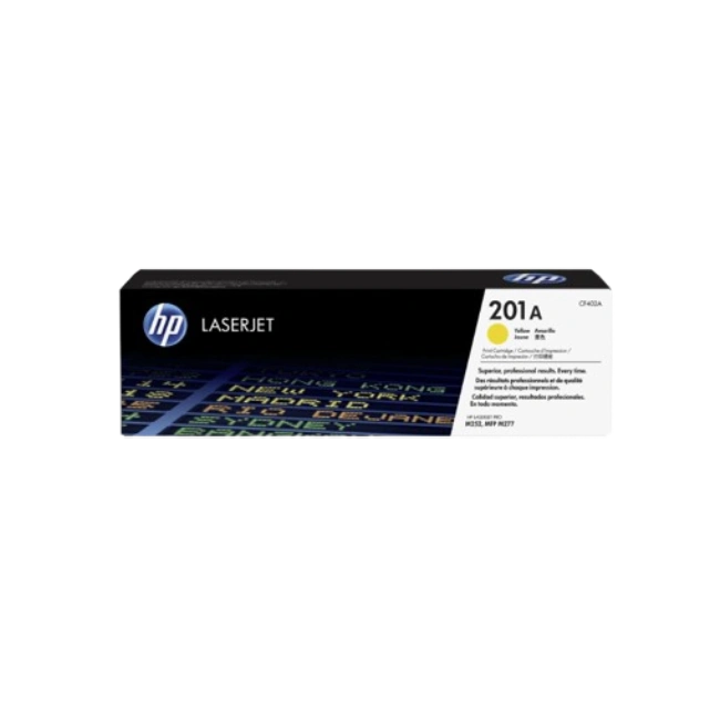 HP 201A - Amarillo - original - LaserJet - cartucho de tóner (CF402A) - para Color LaserJet Pro M252dn, M252dw, M252n, MFP M277c6, MFP M277dw, MFP M277n-3