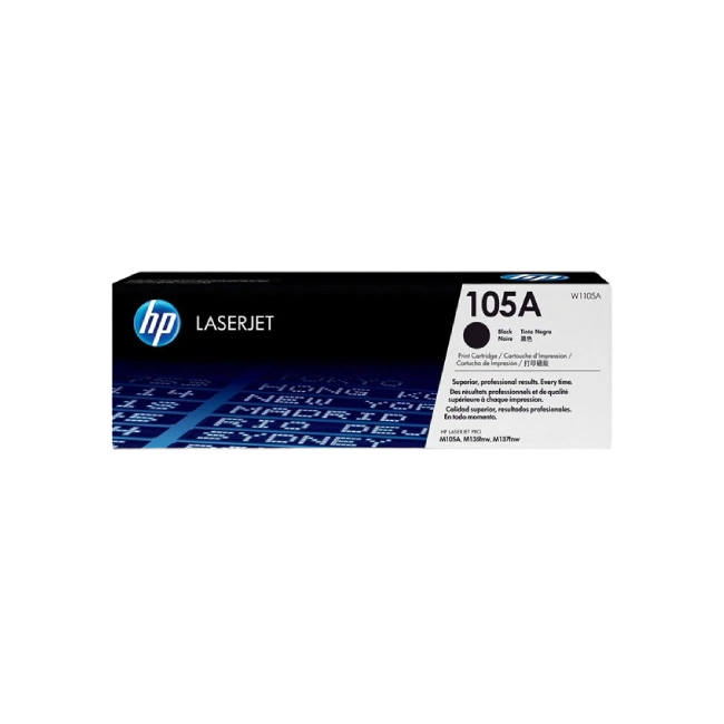 HP 105A - Negro - original - cartucho de tóner (W1105A) - para Laser 107, MFP 135, MFP 137-6