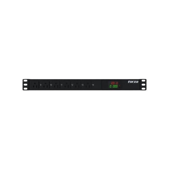Forza - Power distribution unit - Rack-mountable - AC 100/120 V - 14 Tomas de Corriente - NEMA 5-15R 1U SPD Metered
