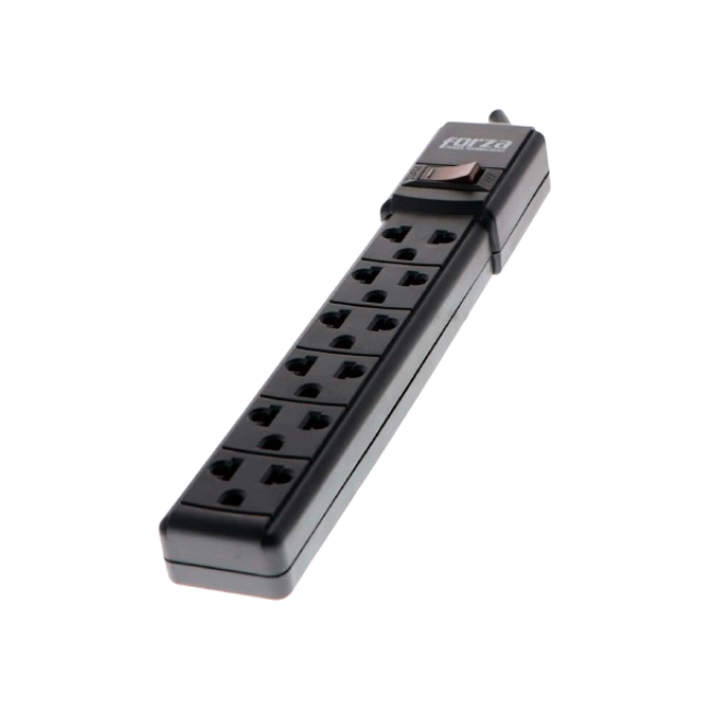 Forza  -  PS Series PS-001B - Banda de potencia - CA 120-220 V - conectores de salida: 6 - negro