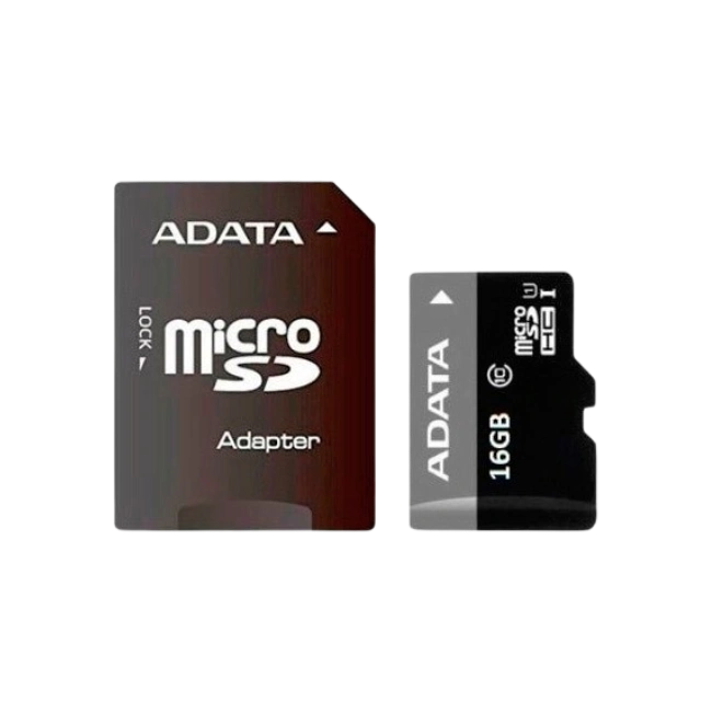 Memoria Micro SD 16GB Clase 10 Adata AUSDH16GUICL10-RA1-3