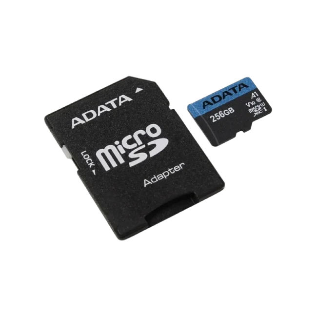 Memoria Micro SD 256GB Adata AUSDX256GUICL10A1-RA1-2