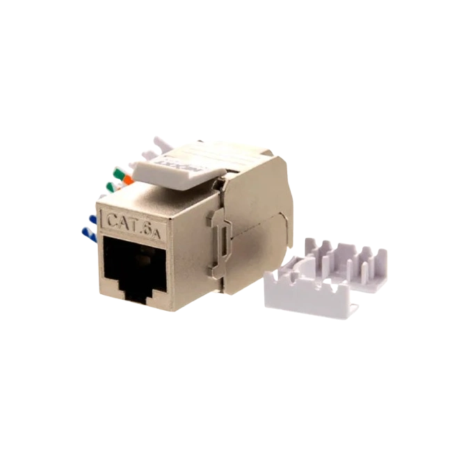 Nexxt - Inserto modular - CAT 6a - STP - RJ-45 - plata