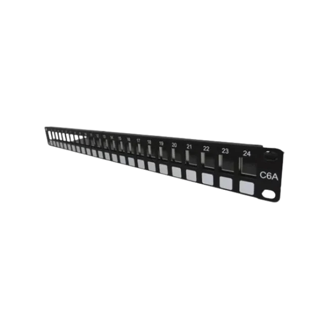 Nexxt - Modular Patch Panel - Cat6A - 24P for SFTP Keys Jack - Rack-3