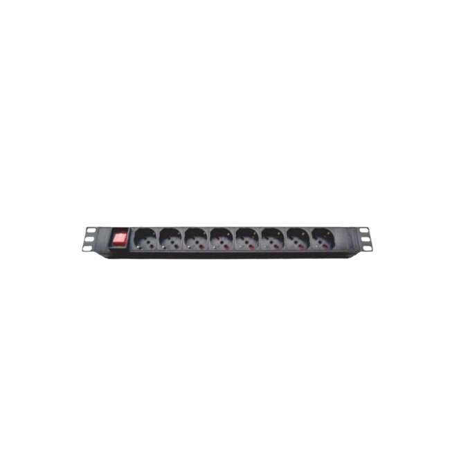 Nexxt Solutions Infrastructure - Power distribution unit - Rack-mountable - AC 220-250 V - 8 Tomas de Corriente - UNIV NEMA 15A 1U-3