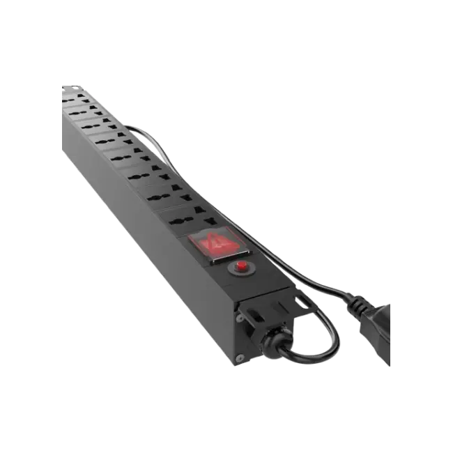 Nexxt Solutions Infrastructure - Power distribution unit - Rack-mountable - AC 220-250 V - 8 Tomas de Corriente - UNIV NEMA 15A 1U-2