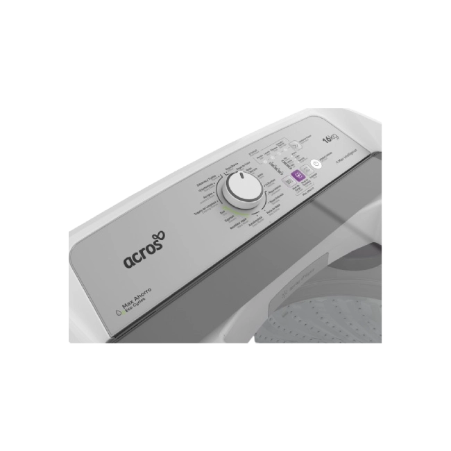 Lavadora Acros Carga Superior 16Kg Automatica Con Agitador Color Blanco-8