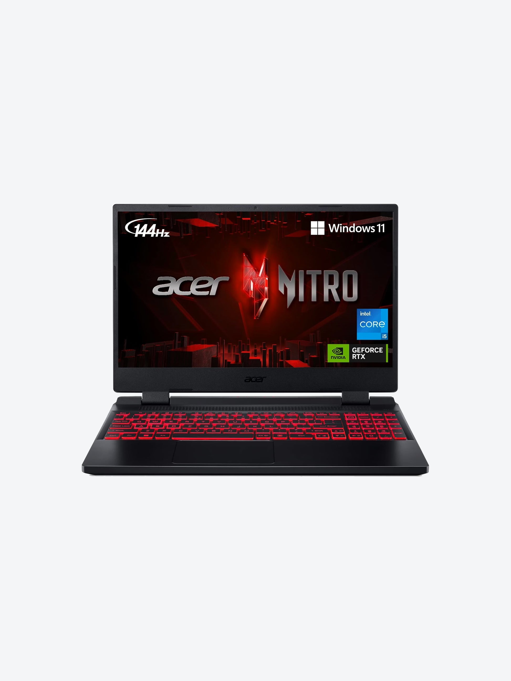 Acer Nitro - Notebook - 15.6" - 1920 x 1080 - Intel Core i5 13420H - DDR5 SDRAM - 16 GB - 512 GB SSD - NVIDIA GeForce RTX 3050 6GB - Windows 11 Home - 1-year warranty-1