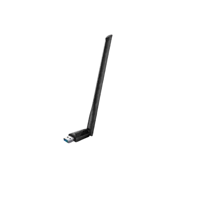 Adaptador WiFi TP Link Archer T2U Plus AC600 Inalambrico Dual Band 433 Mbps en 5GHz 200 Mbps en 2.4GHz 180° USB 2.0-3