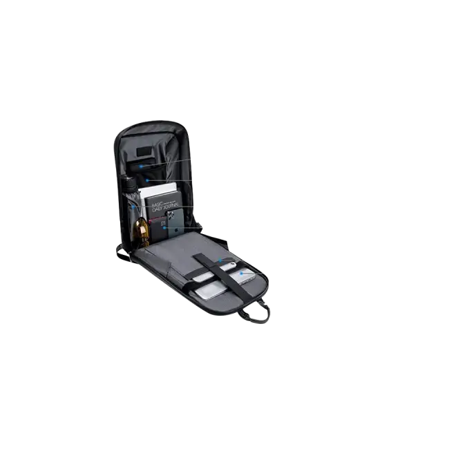Mochila Arctic Hunter B00451 para Laptop 15.6" Color Negro-4