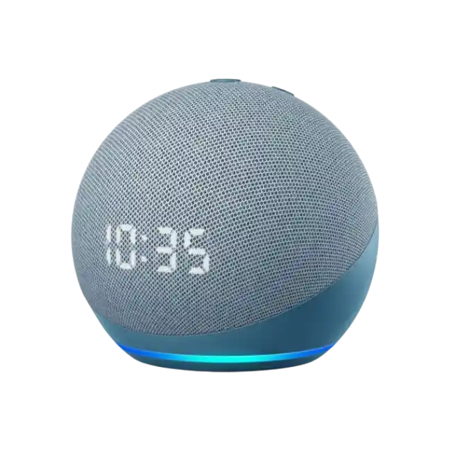BOCINA AMAZON ECHO DOT 4TH GENERACION CON ALEXA COLOR AZUL-3