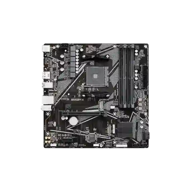 Tarjeta Madre Gigabyte B550M K AMD Socket AM4-2