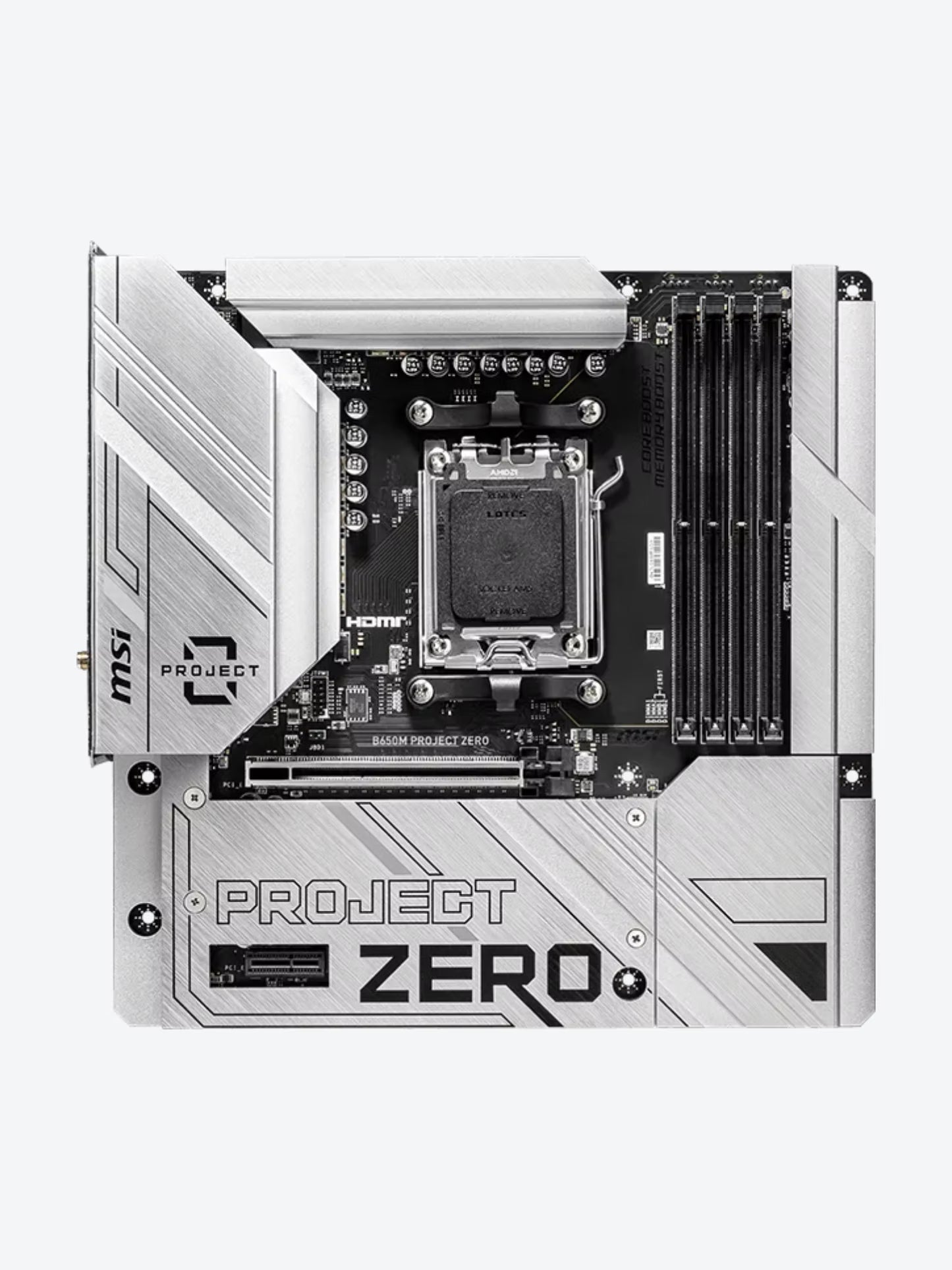 TARJETA MADRE MSI B650M PROJECT ZERO MATX DDR5 911-7E09-003-1