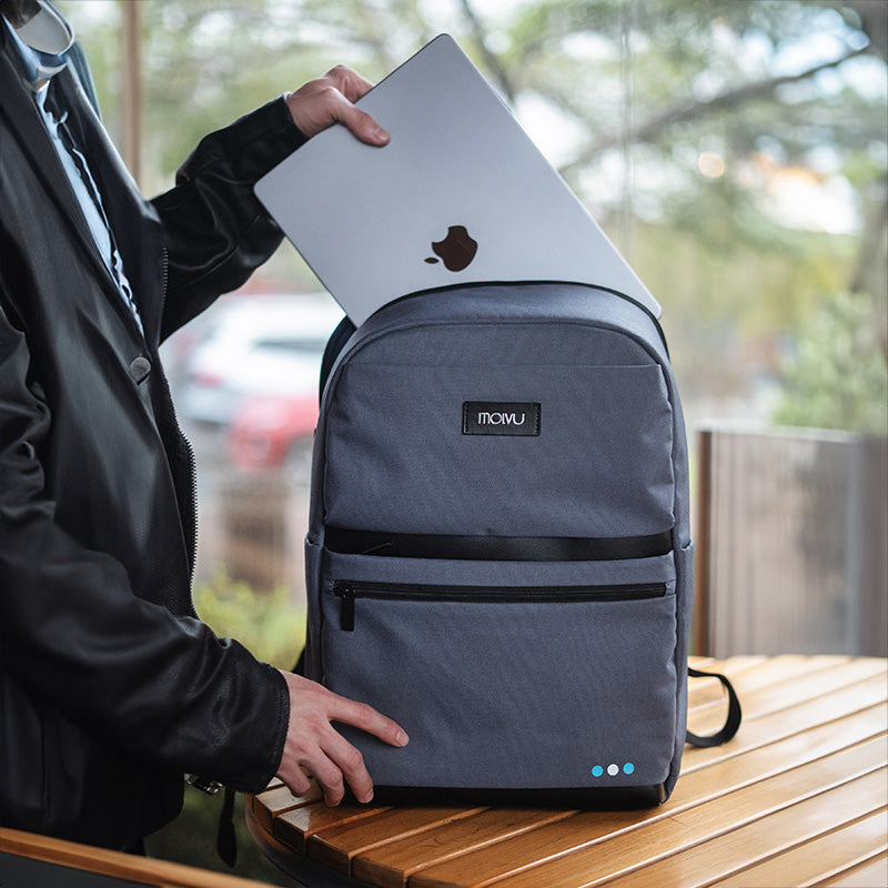 Mochila Business 8 Gris-9