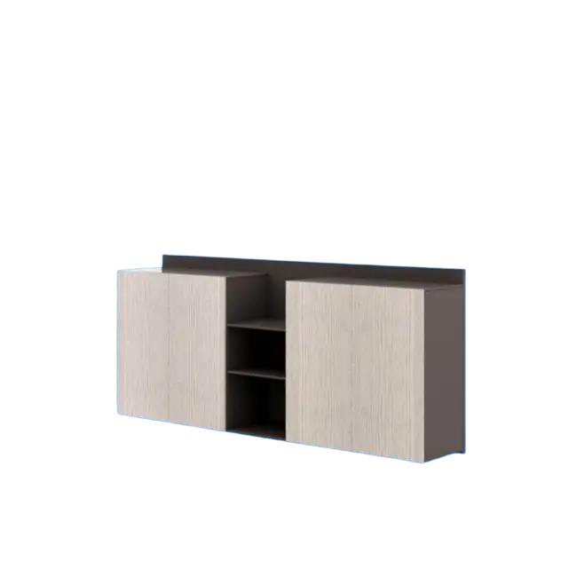 Gabinete Mediano Beiia-WJG Color Madera con Gris