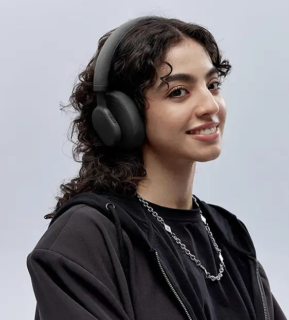 Headset Bianco Inalambrico Fingertime ANC-01 BI-ANC-001BK Color Negro-6