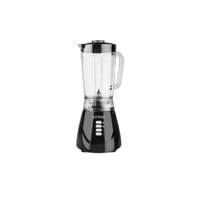 Licuadora Black+Decker BL0002BD 2 Velocidades + Pulso 550W 4 Cuchillas Multinivel de Acero Inoxidable Color Negro-2