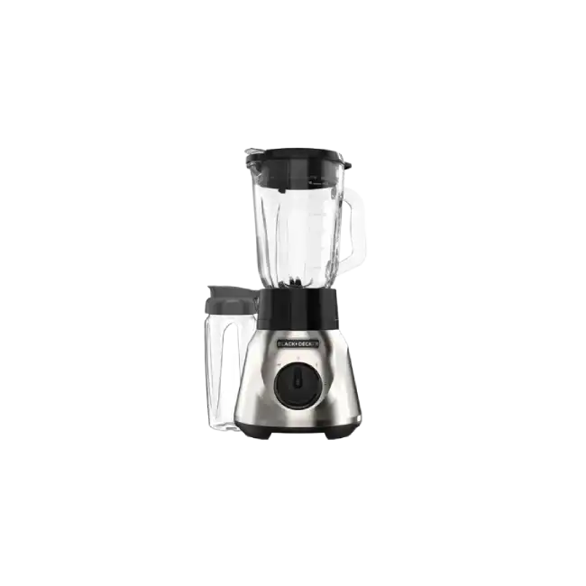 Licuadora Black+Decker BL1650S 750 Watts 2 Velocidades Jarra de Vidrio 1.5 Lts con Jarra Personal