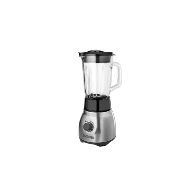 Licuadora Black+Decker BL1650S 750 Watts 2 Velocidades Jarra de Vidrio 1.5 Lts con Jarra Personal