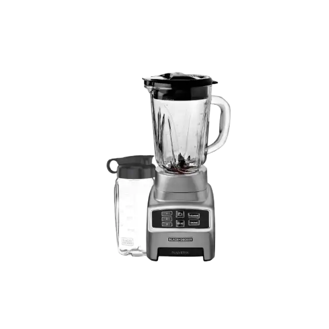 Licuadora Black+Decker BL1840MS Pulverix 3 Velocidades Jarra de Vidrio con Vaso Personal 700 Watts-1